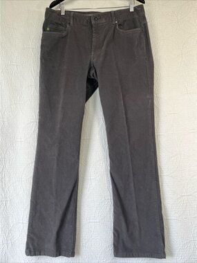 Stio Organic Cotton Mens Rivet Cord Corduroy Pants 35x32 Grey Sporty Casual Pant